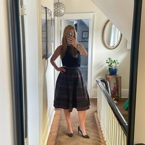 Wool vintage (1960s) full skirt